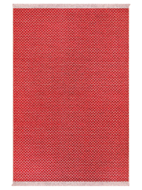 Rossoa Red Chevron Indoor Rug