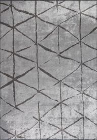 Grey Verdura Geometric Area Rug