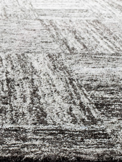 Tufted32 Cream Black Modern Patchwork Area Rug