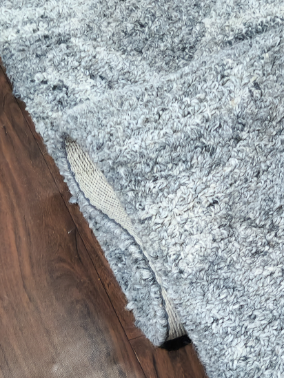 Tufted32 Charcoal Cream Modern Abstract Living Room Rug