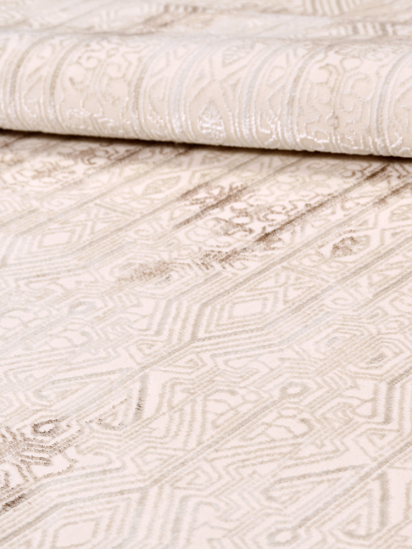 Jewel Cream & Grey Distressed Modern Area Rug