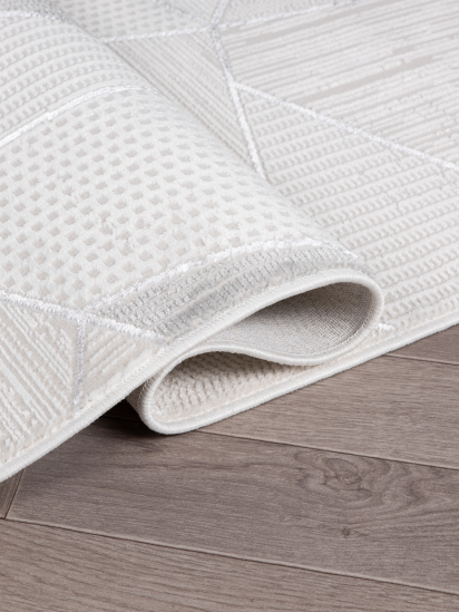 Mosaic Cream Beige Modern Geometric Area Rug
