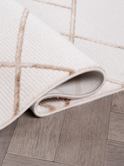 Kilyosa Beige Brown Geometric Indoor Rug
