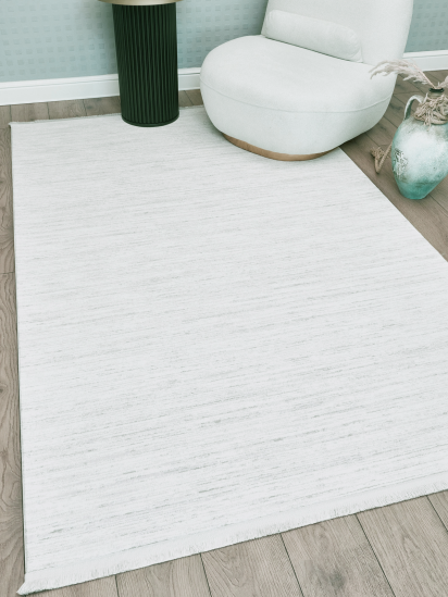 Robusta Cream Plain Living Room Rug