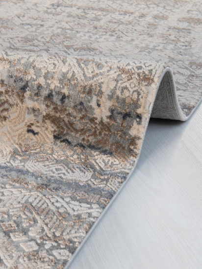 Modern Sparkler Beige & Brown Distressed Area Rug