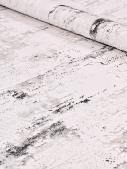 Cream & Grey Jewel Distressed Living Room Rug