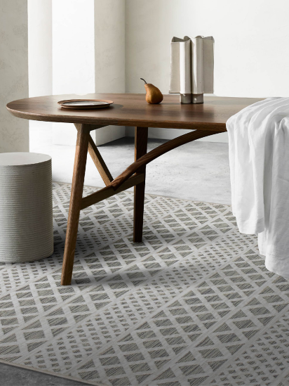 Meridyon Cream Grey Modern Bohemian Indoor Rug
