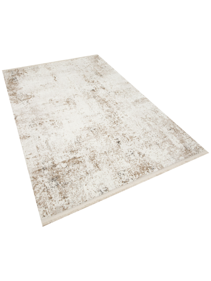 Robusta Cream & Beige Abstract Living Room Rug