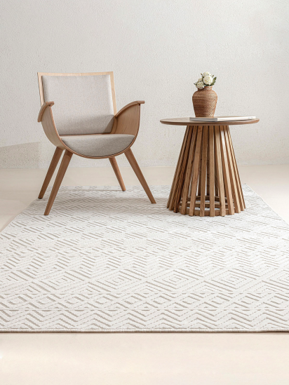Sandu Cream Bohemian Bedroom Rug