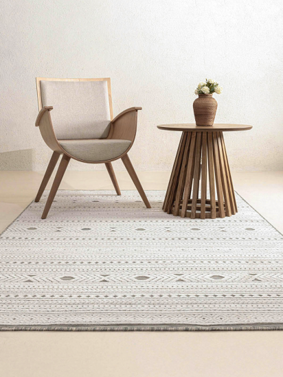 Sandu Cream Grey Bohemian Indoor Rug
