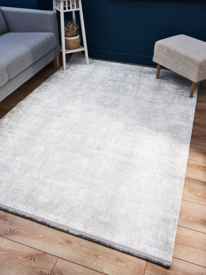 Gobelin White & Grey Abstract Dining Room Rug