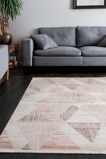 Elation Cream Aztec Geometric Rug