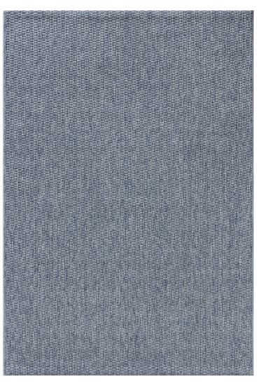Luft Blue Plain Outdoor Area Rug