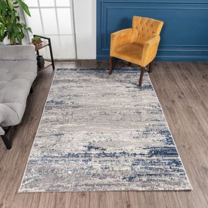 Moratta Grey Abstract Rug