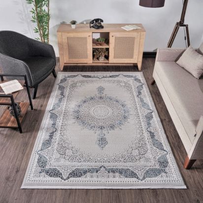 Grey Leto Persian Oriental Rug