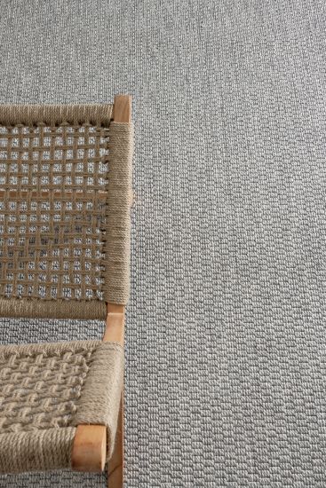 Willow Grey Plain Outdoor Area Rug