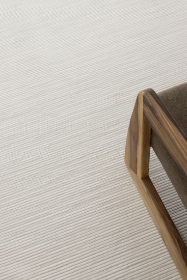 Limia Cream Plain Bedroom Rug