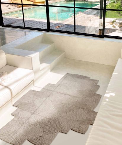 Baldi Brown Jute & Sisal Plain Outdoor Area Rug