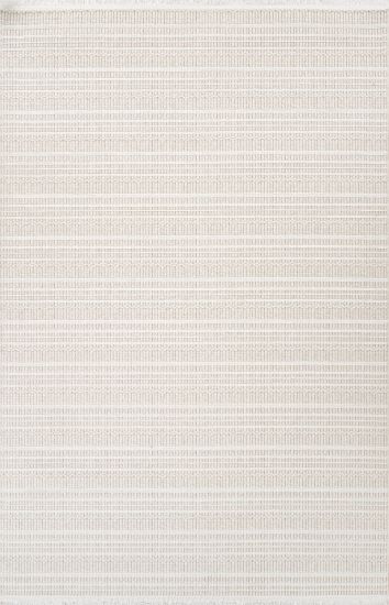 Boyut75 Cream Modern Plain Area Rug