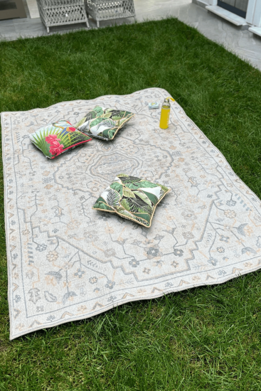 Private85 Beige Grey Persian & Oriental Indoor Rug