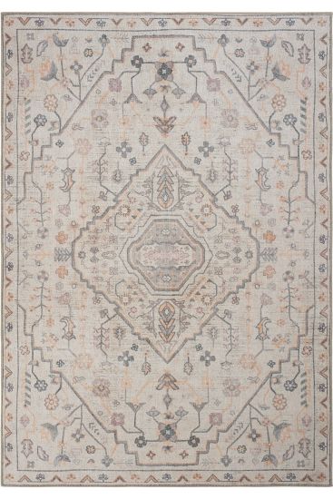 Private85 Beige Grey Persian & Oriental Indoor Rug