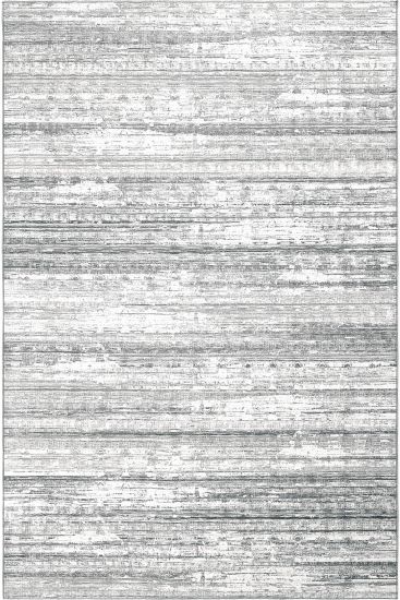 Carnival85 White Grey Abstract Indoor Rug