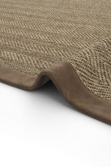 Sisal85 Bordered Jute & Sisal Brown Outdoor Area Rug