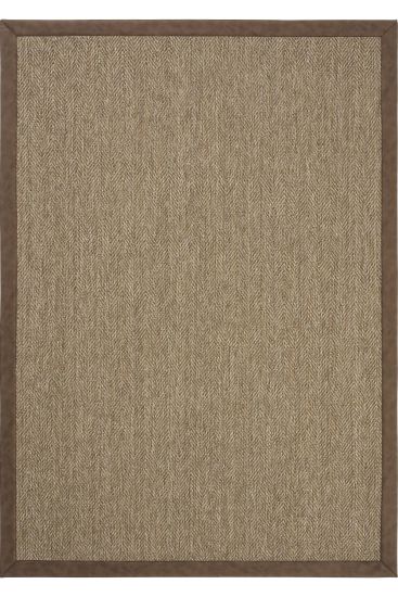 Sisal85 Bordered Jute & Sisal Brown Outdoor Area Rug