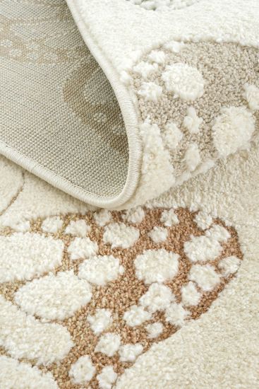 Klein85 Cream Beige Kids Bedroom Rug