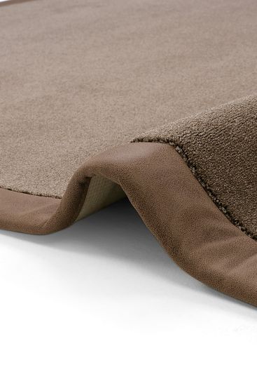 Bounty85 Brown Bordered Plain Living Room Rug