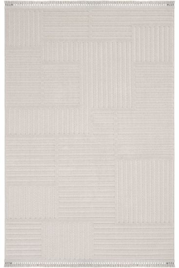 Oliver85 Grey Scandi Geometric Area Rug