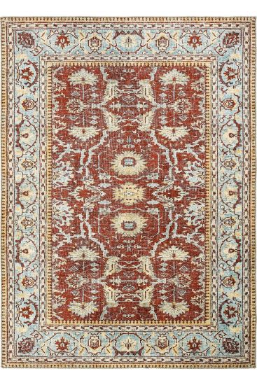 Private85 Red Multicolour Modern Persian & Oriental Area Rug