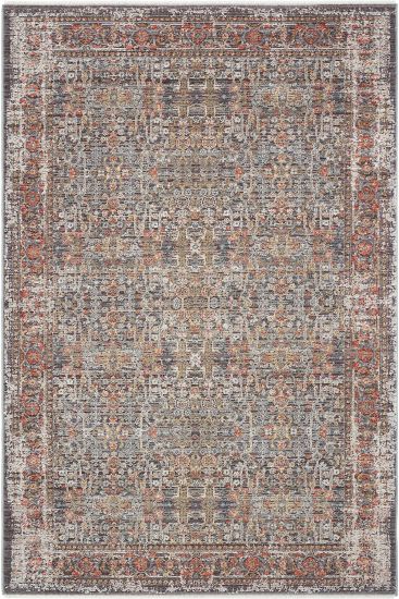 Hanedan85 Brown Beige Modern Persian & Oriental Living Room Rug