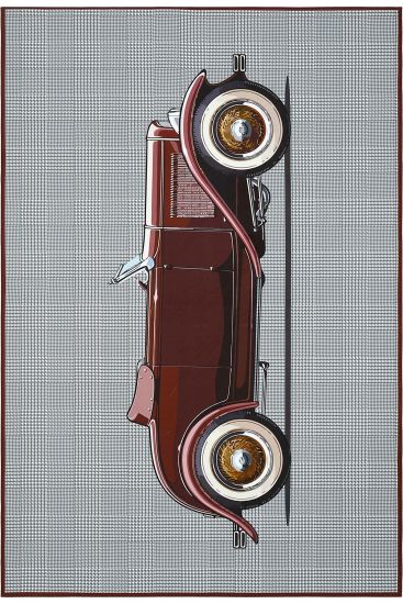 Agnes85 Grey Copper Kids Area Rug