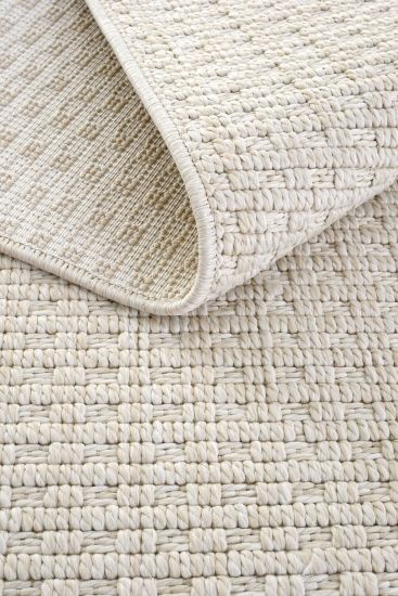 Sunny85 Cream Jute & Sisal Plain Outdoor Area Rug
