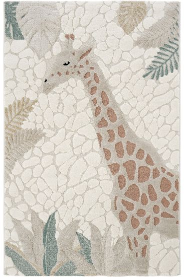 Klein85 Cream Multicolour Kids Bedroom Rug