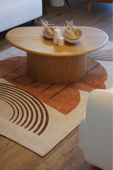 Carnival85 Cream Copper Kids Scandi Indoor Rug