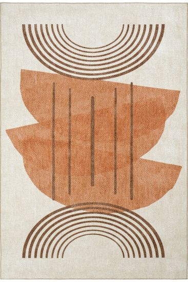 Carnival85 Cream Copper Kids Scandi Indoor Rug