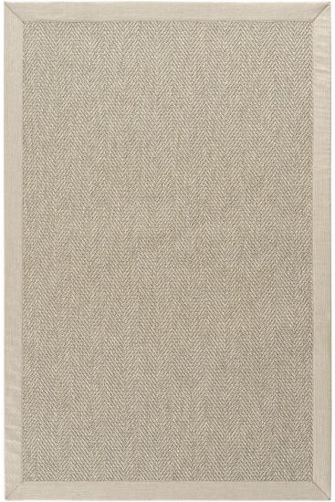 Sisal85 Bordered Jute & Sisal Beige Cream Outdoor Area Rug
