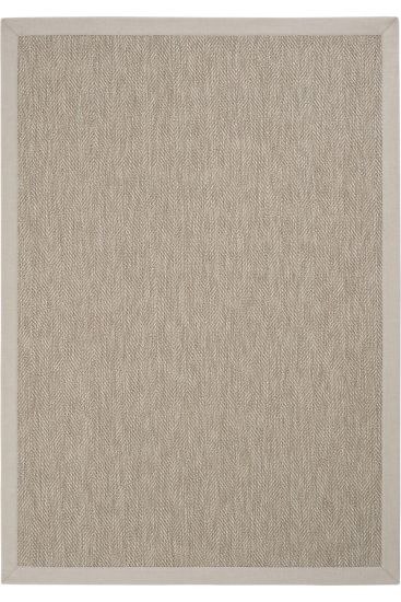 Sisal85 Beige Bordered Jute & Sisal Outdoor Area Rug