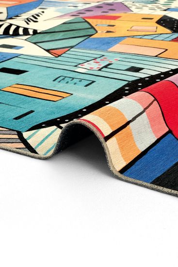 Carnival85 Multicolour Kids Living Room Rug