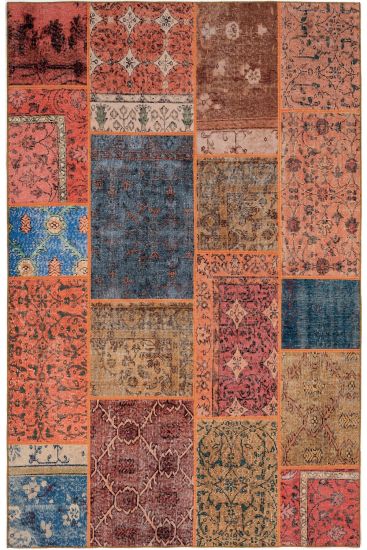 Carnival85 Multicolour Patchwork Bedroom Rug