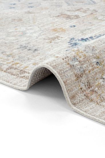 Zaraf85 Beige Multicolour Persian & Oriental Indoor Rug