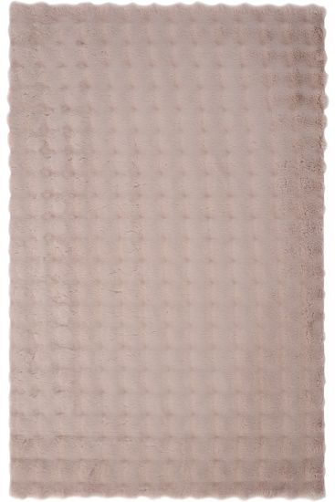 Pretty85 Pink Sheepskin Bedroom Rug