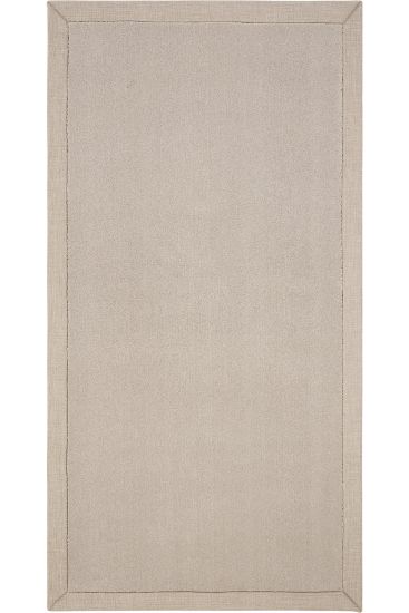 Bounty85 Beige Bordered Plain Living Room Rug