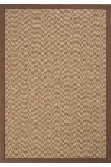 Milano85 Bordered Jute & Sisal Brown Outdoor Area Rug