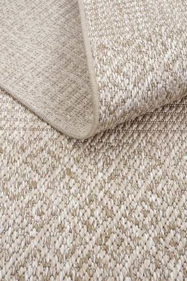 Smart85 Beige Cream Jute & Sisal Outdoor Area Rug
