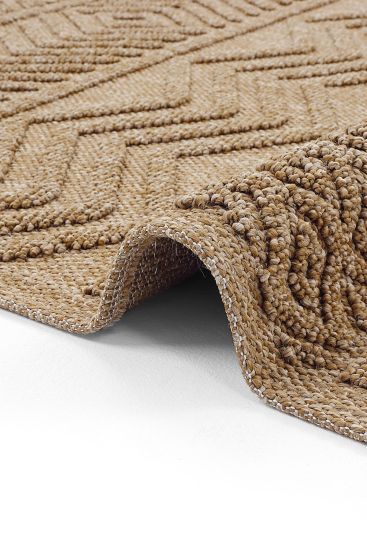 Mirage85 Brown Bohemian Patterned Outdoor Area Rug