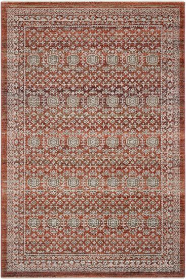 Hanedan85 Red Grey Persian & Oriental Living Room Rug