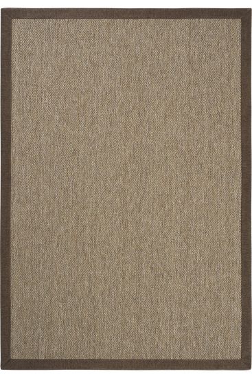 Sisal85 Brown Bordered Jute & Sisal Outdoor Area Rug